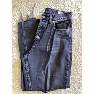 We The Free Regular High Rise Black Jeans Size 28